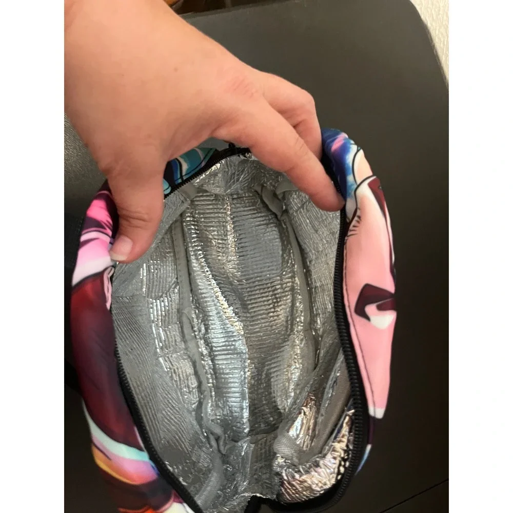 Dragon Ball Super Goku Ultra Instinct Insulated Lunch Bag Anime Tote Multicolor
